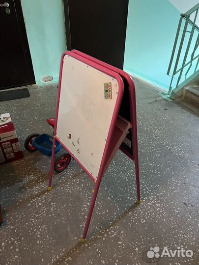 Мольберт детский двухсторонний для рисования