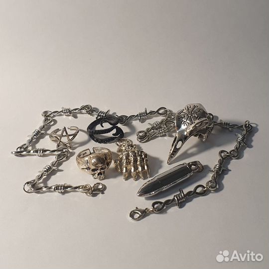 Украшения (кольца, подвески, готика)