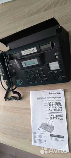 Телефон-факс panasonic