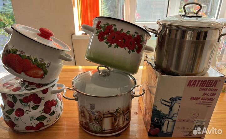 Посуда с закрытого магазина набор кастрюль
