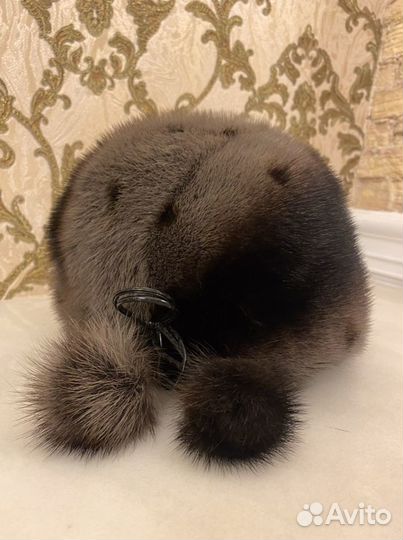 Шапка норковая женская