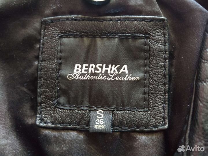 Кожаная куртка женская 42