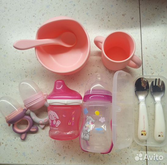 Набор детской посуды для кормления