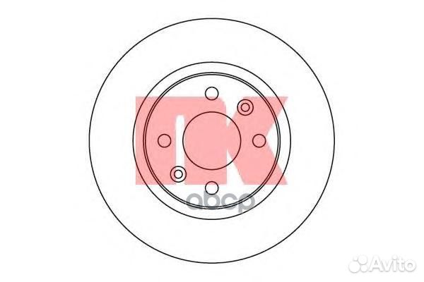 Диск тормозной передний Renault logan, sandero