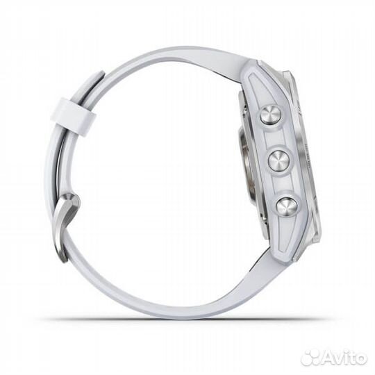 Watch Garmin Fenix 7S Silver with Whitestone Band