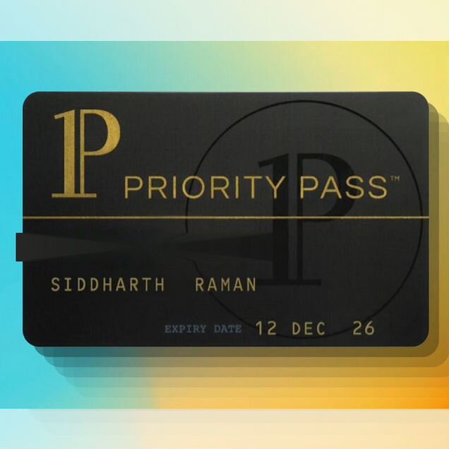 Личная карта Priority pass Проход в бизнес-зал