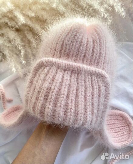 Шапка ушанка ручной работы