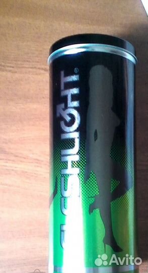 Металлическая банка Fleshlight редкая 11х27 см