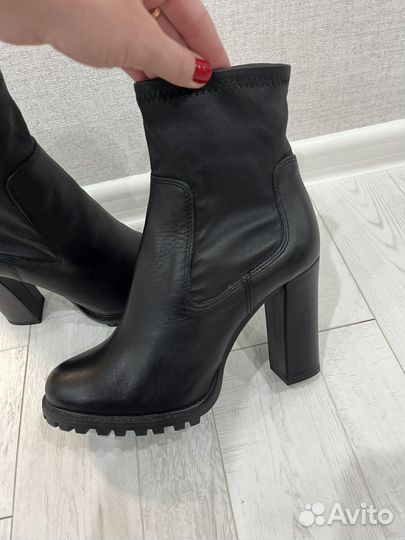 Ботильоны zara кожа новые 38 размер