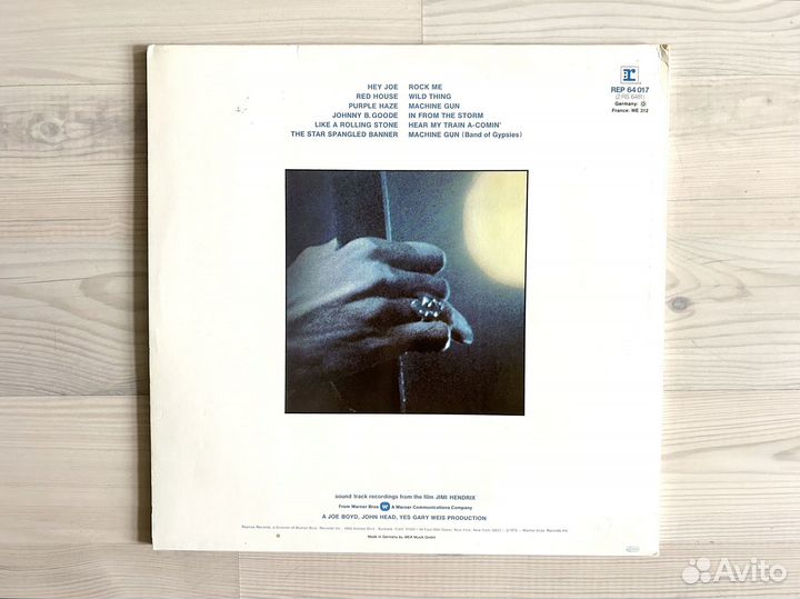 Винил soundtrack Jimi Hendrix (2xLP) Ger 1973