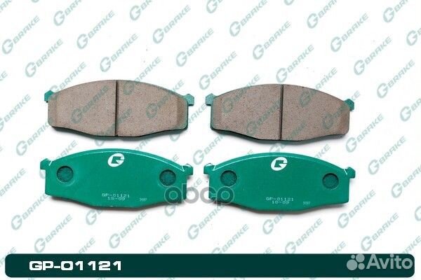 Колодки тормозные GP01121 gbrake