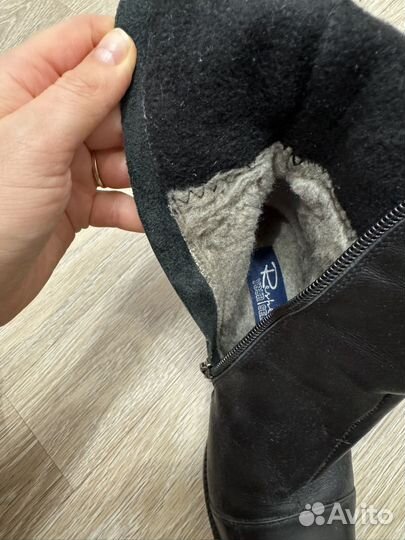 Сапоги женские натуральная кожа италия