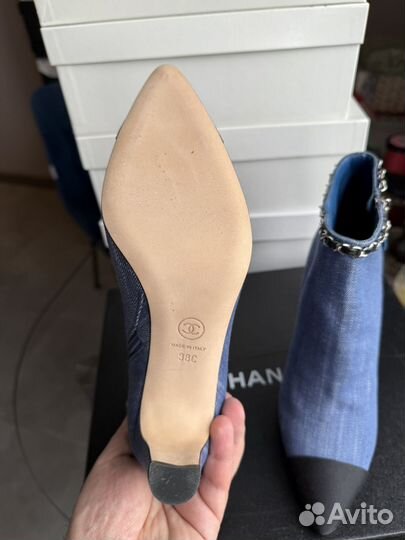 Полусапожки Chanel 38 и 36 Новые