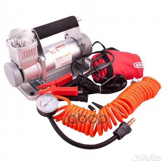 Компрессор металлический 72 л/мин, 12В, до 20атм