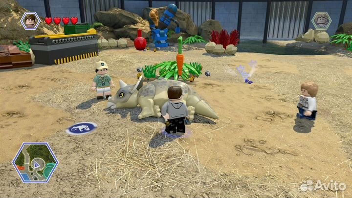 Lego Jurassic World PS4 диск