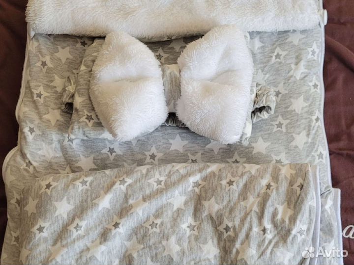 Конверт на зиму/весну в коляску