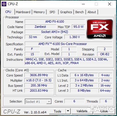 AMD FX-6100 (AM3+)