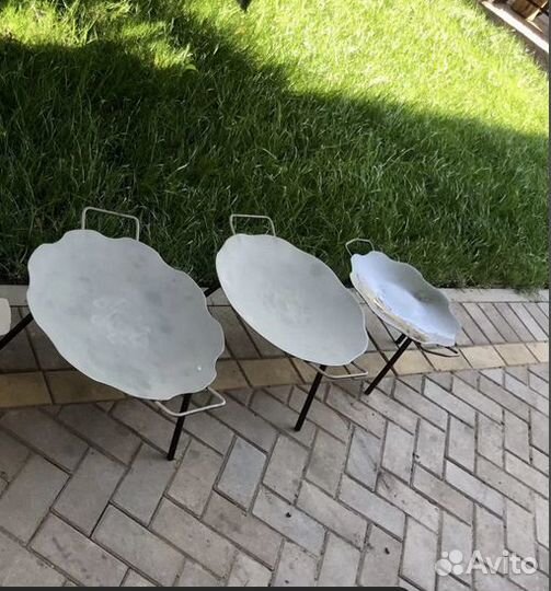 Саджи из диска борона на ножках и с ручками