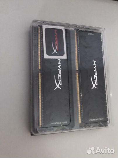 Оперативная память ddr4 hyperx predator 16gb