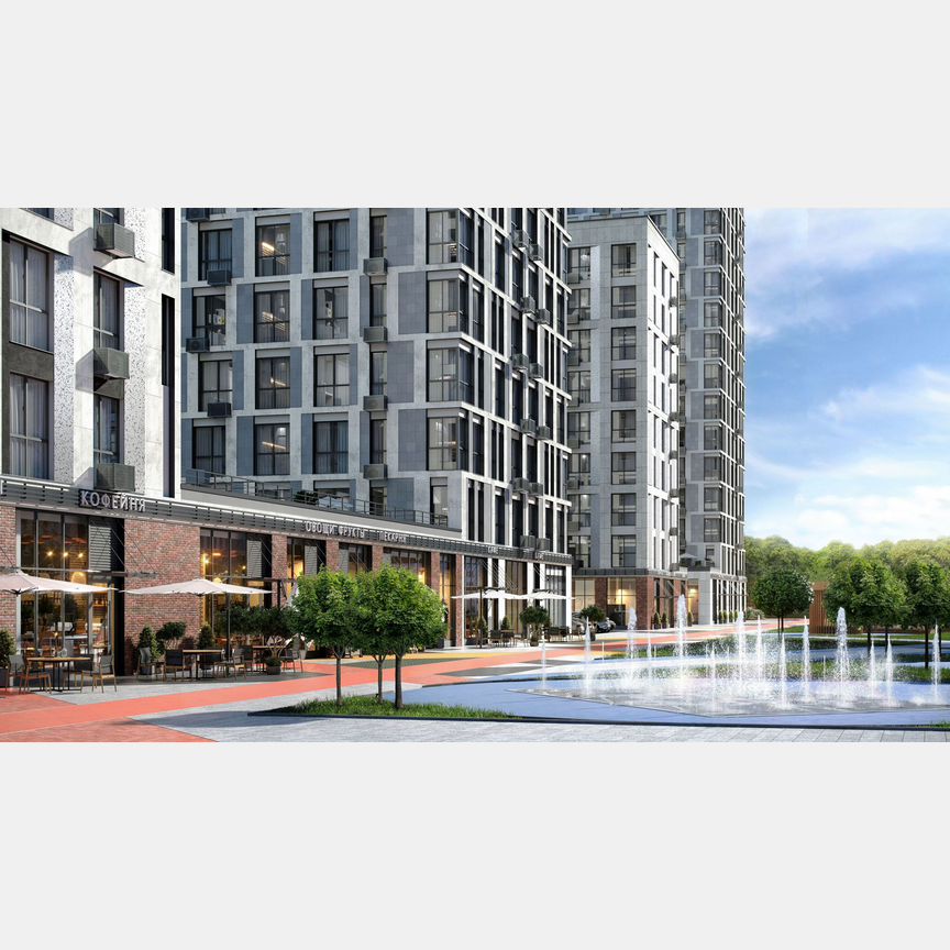 2-к. квартира, 39,8 м², 6/9 эт.