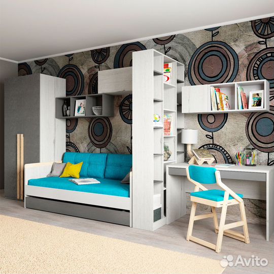 Детский гарнитур «Уютный ньютон Грэй»