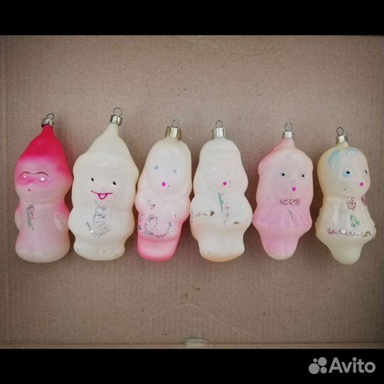 Елочные игрушки из набора Незнайка