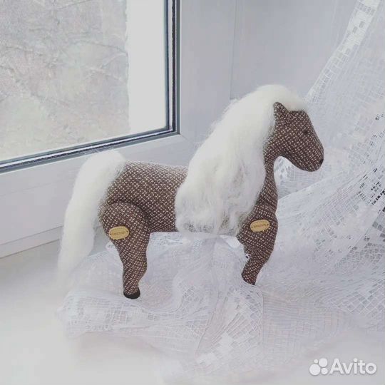Лошадка тильда. Интерьерная игрушка
