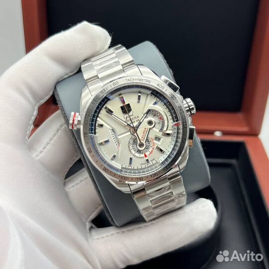 Часы Tag Heuer Grand Carrera white