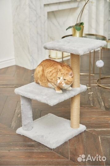 Когтеточка домик для кошки новый