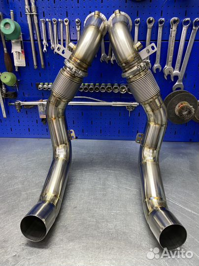 Даунпайп(downpipe) Bmw m5 f90 x5m f95