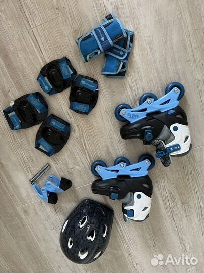 Роликовые коньки детские раздвижные Imaginarium