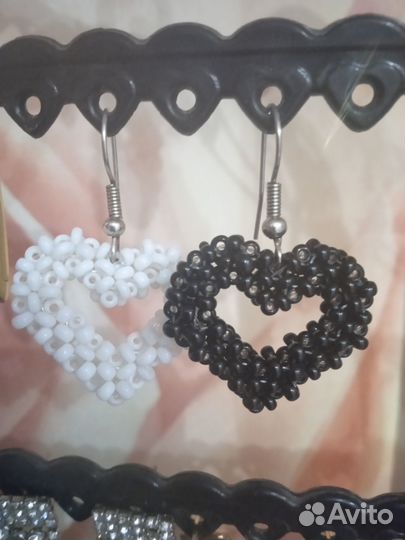 Серьги из бисера