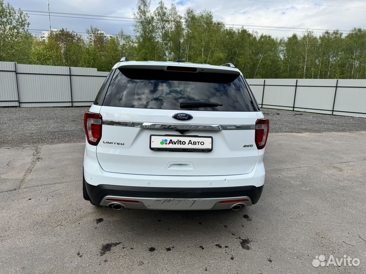 Ford Explorer 3.5 AT, 2018, битый, 54 300 км