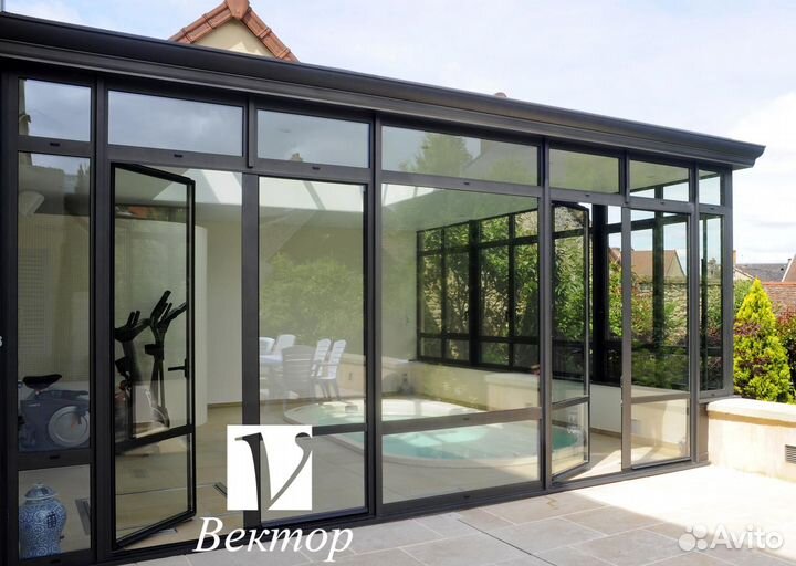 Алюминиевые конструкции. Фасадное остекление