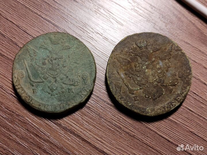 5 копеек 1773 и 1778 не чищена