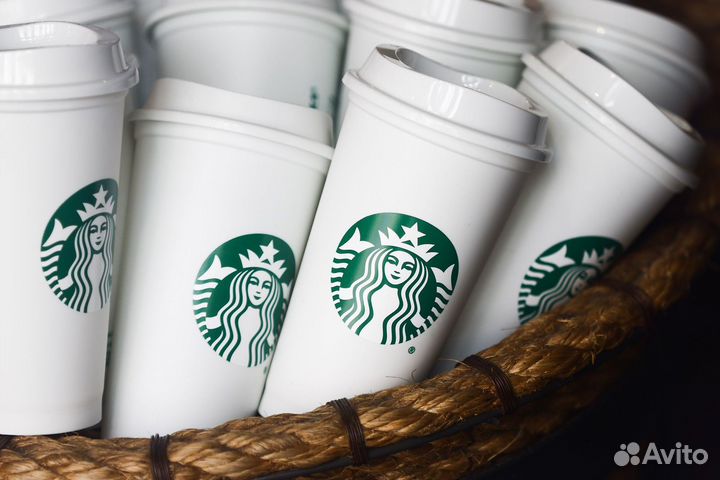 Стакан starbucks многоразовый новый