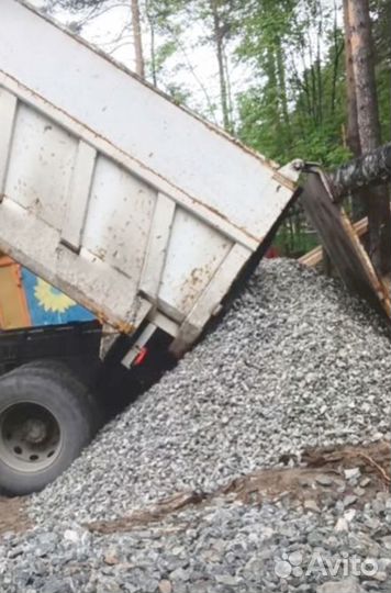 Щебень гравийный с доставкой