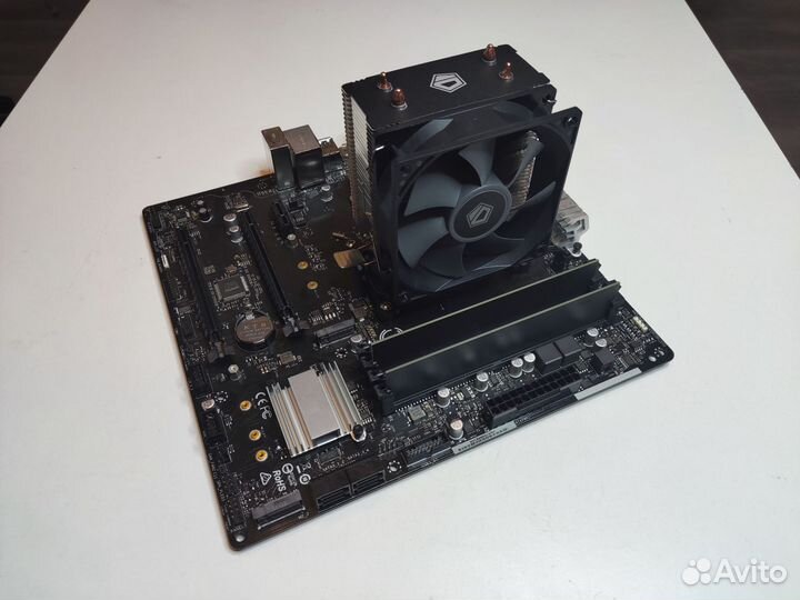 Комплект: Ryzen 5500, B450, 16Gb, кулер