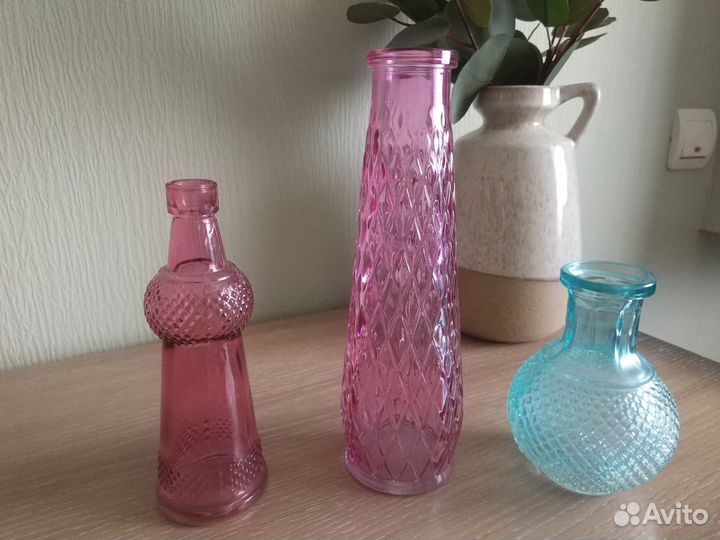 Набор из 3 красивых вазочек