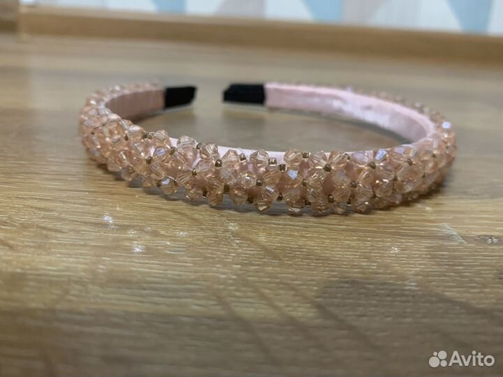 Ободок для волос ручной работы