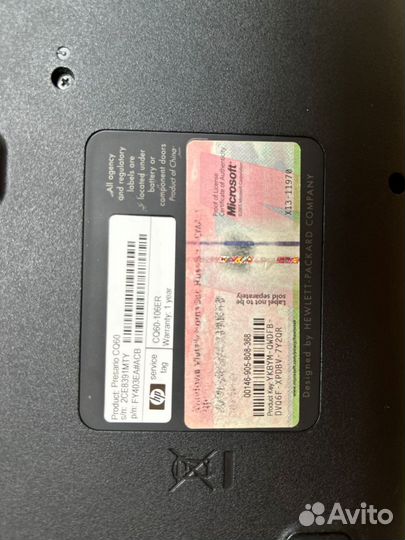 Ноутбук compaq