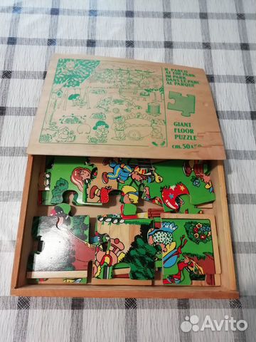 Деревянный пазл 1989 г