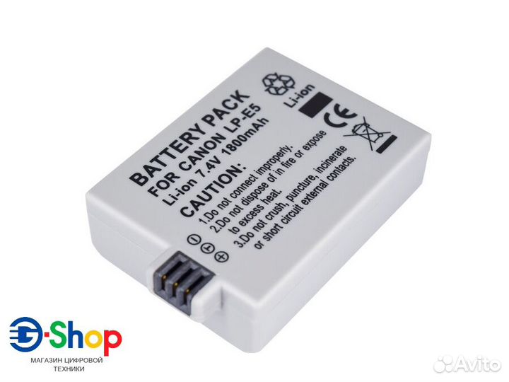 Аккумулятор LP-E5 1800mA Canon 450D/500/1000D