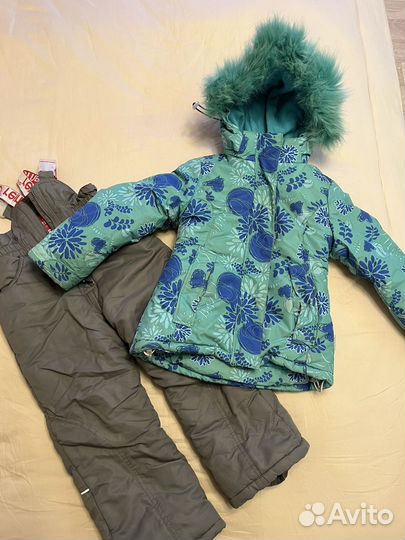 Зимний костюм для девочки 110-116