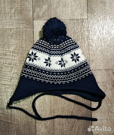 Шапка новая на мальчика 9-12 мес