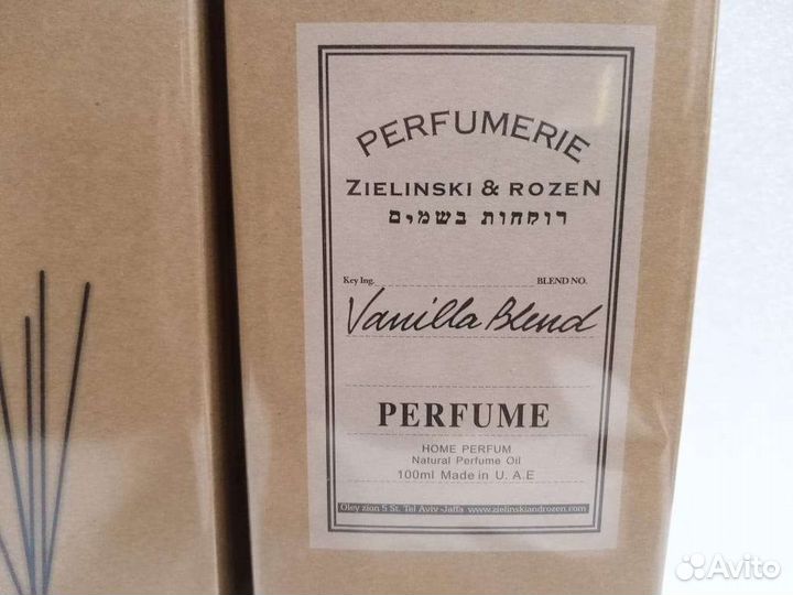 Диффузор Zielinski&Rozen Vanilla Blend