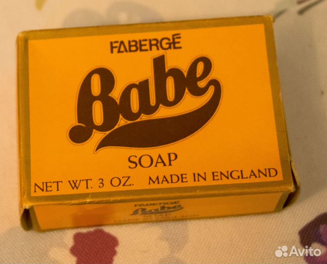 Винтажное мыло Faberge Baby Англия 80-ые годы