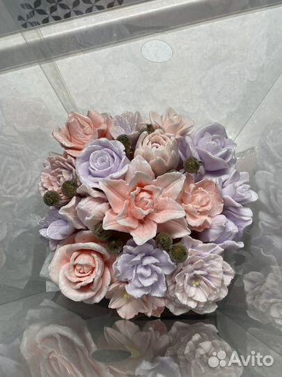 Букет цветов из мыла