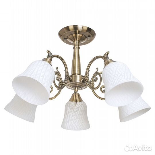 Люстра потолочная 5*E27*60W 11232/5AB WT