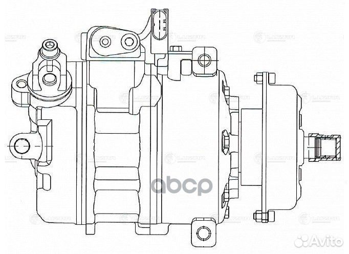 Компрессор кондиц. для а/м VW Touareg (02) /Tra